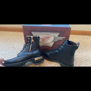 Red wing motorcycle boots